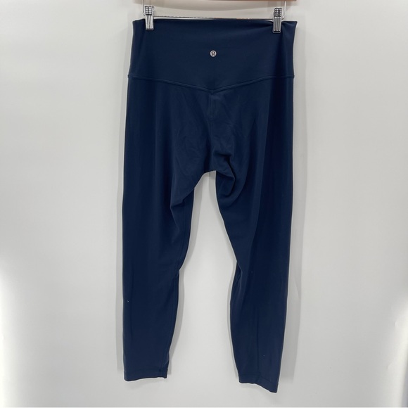 Lululemon Align Pant Il 25" in True Navy Sporty Activewear Gym Leggings Size 10 - Picture 8 of 13